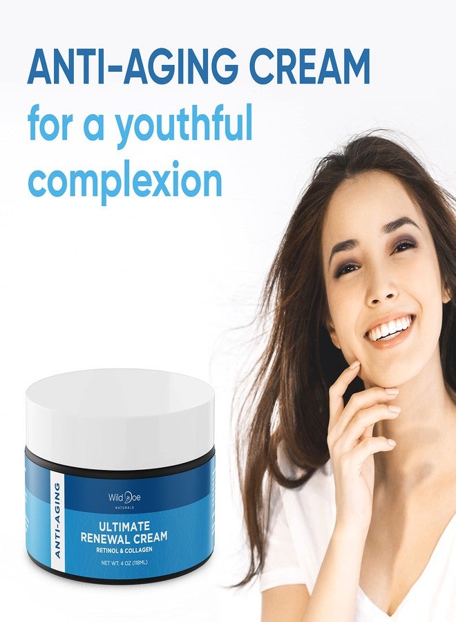 Wild Doe Naturals Retinol Cream for Face - Retinol Night Cream: The Ultimate Dark Spot Corrector, Neck Firming Cream, Wrinkle Cream for Face, Collagen Cream & Hyaluronic Acid Moisturizer w/Shea Butter + Vitamin E -4oz - Image 4